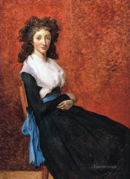 ジャック・ルイ・ダヴィッド Painting - ルイーズ・トルデーヌの肖像 新古典主義 ジャック・ルイ・ダヴィッド